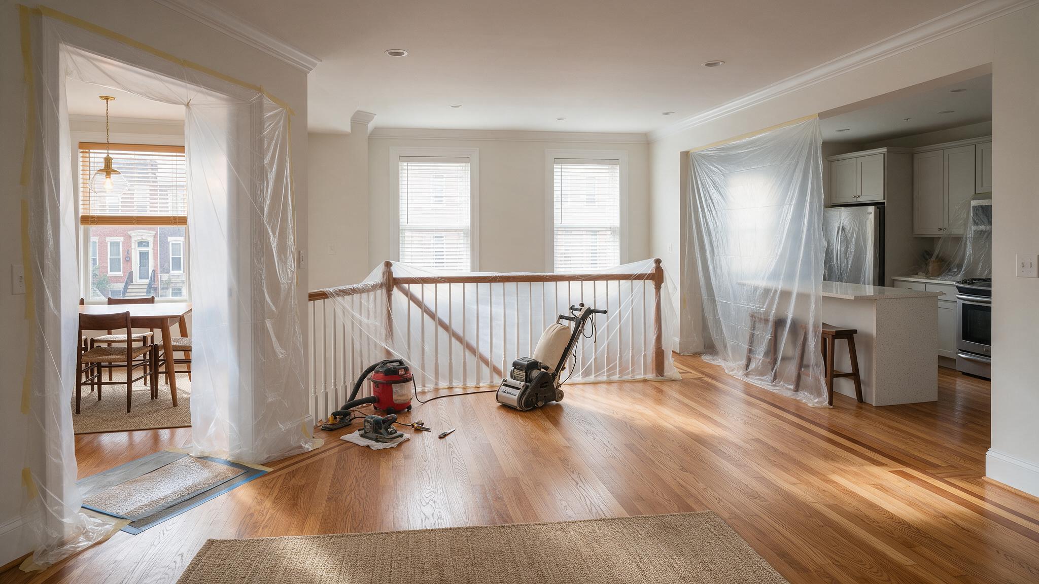 Managing Dust During Hardwood Floor Refinishing in Condos