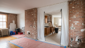 Professional renovating an occupied home Philadelphia detail for PHS General Contractor Philadelphia in West Philadelphia
