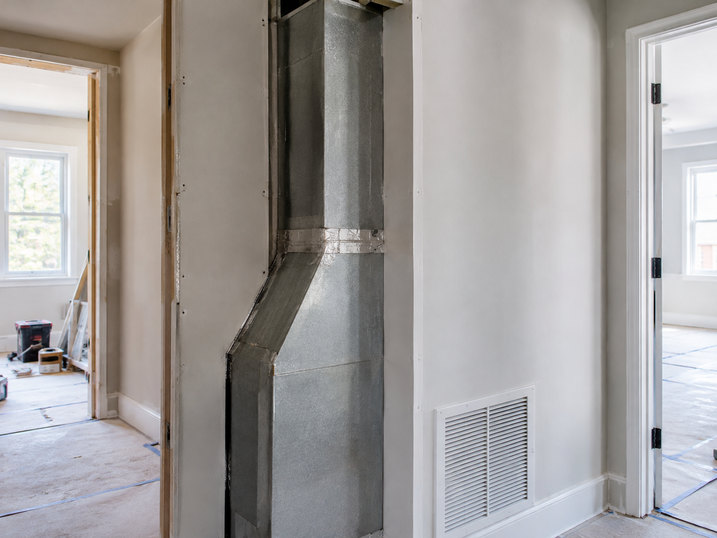 Interior partition HVAC coordination in Brewerytown: Walls that intersect ductwork or registers require mechanical. Learn what to verify before work starts.